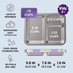 Bentgo Kids Stainless Steel Prints Lunch Box