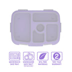 Bentgo Kids Prints Tray with Transparent Cover
